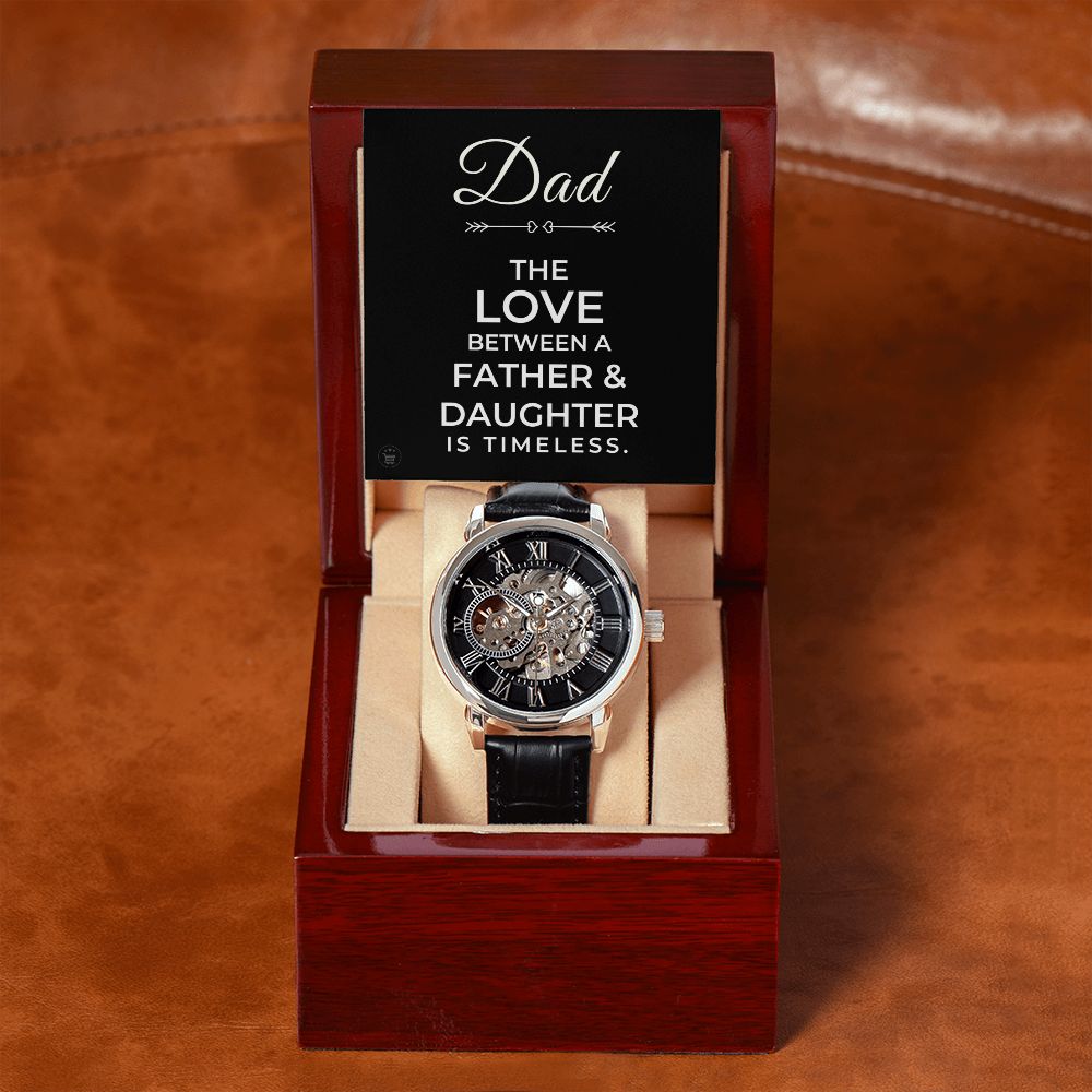 Gift For Dad From Daughter | Father and Daughter Men's Watch 0670T7