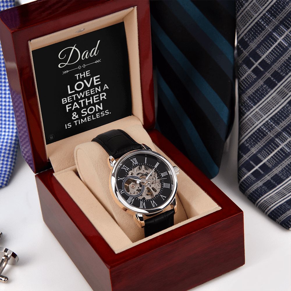 Gift For Dad From Son | Father and Son Men's Watch 0669T7