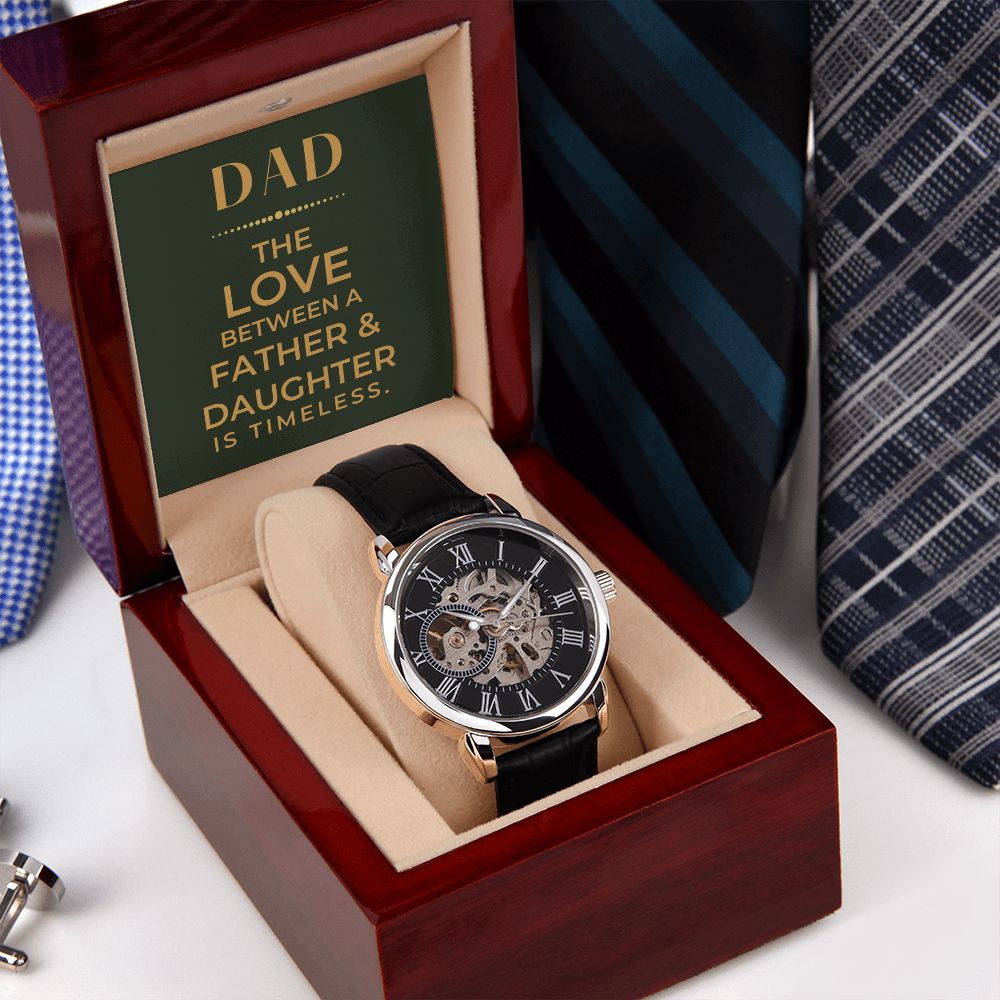 Gift For Dad From Daughter | Father and Daughter Men's Watch 0670T1