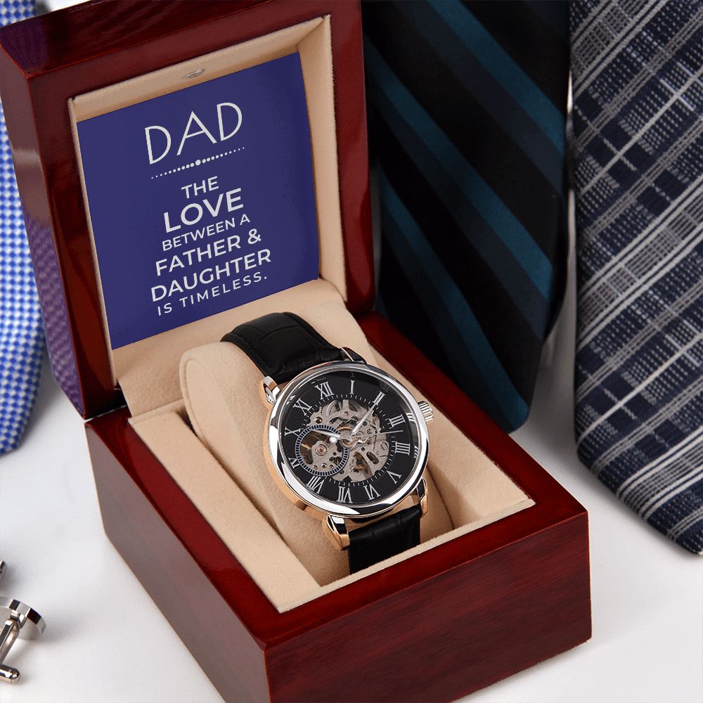 Gift For Dad From Daughter | Father and Daughter Men's Watch 0670T9