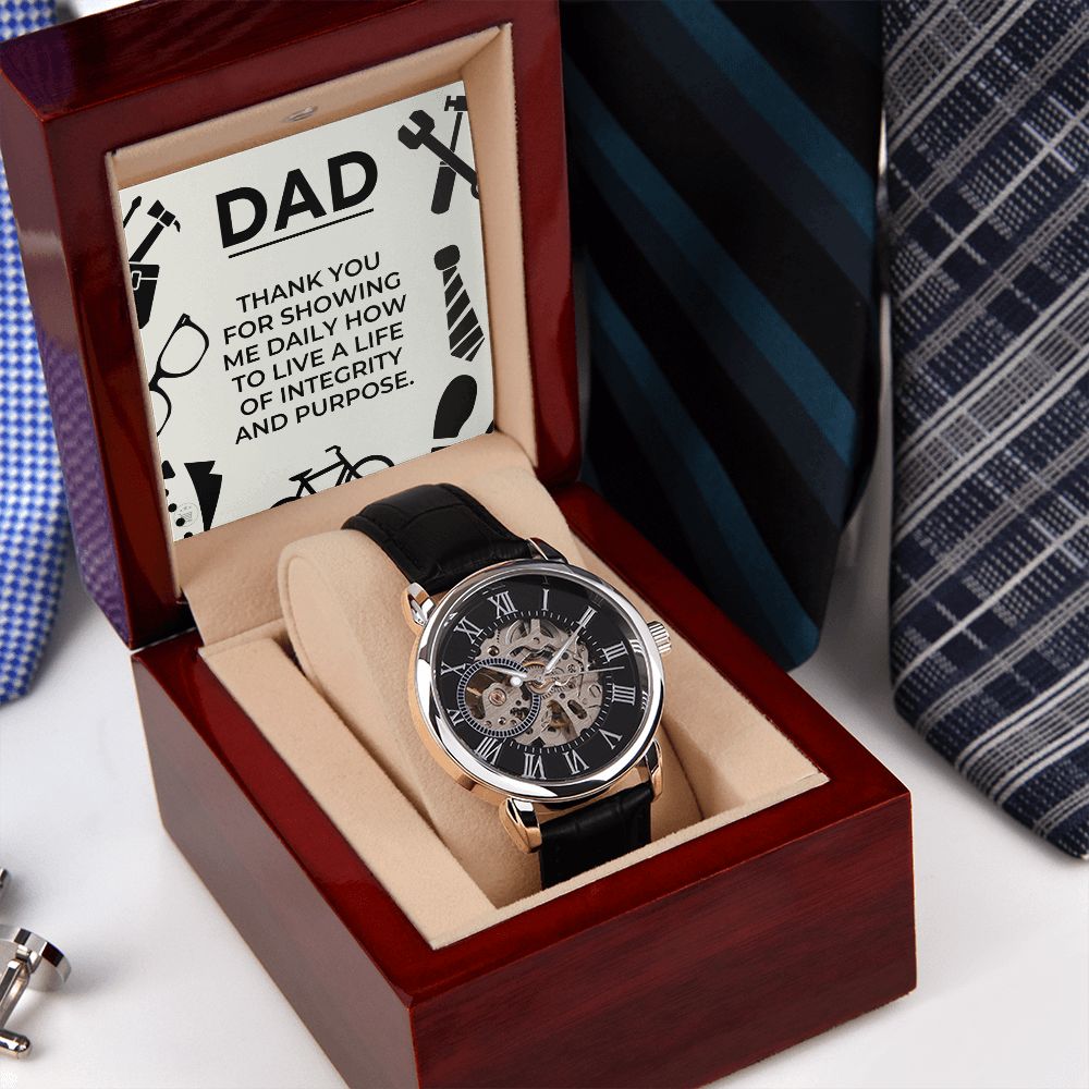 Gift For Dad | Thank You Men's Watch 0668T4