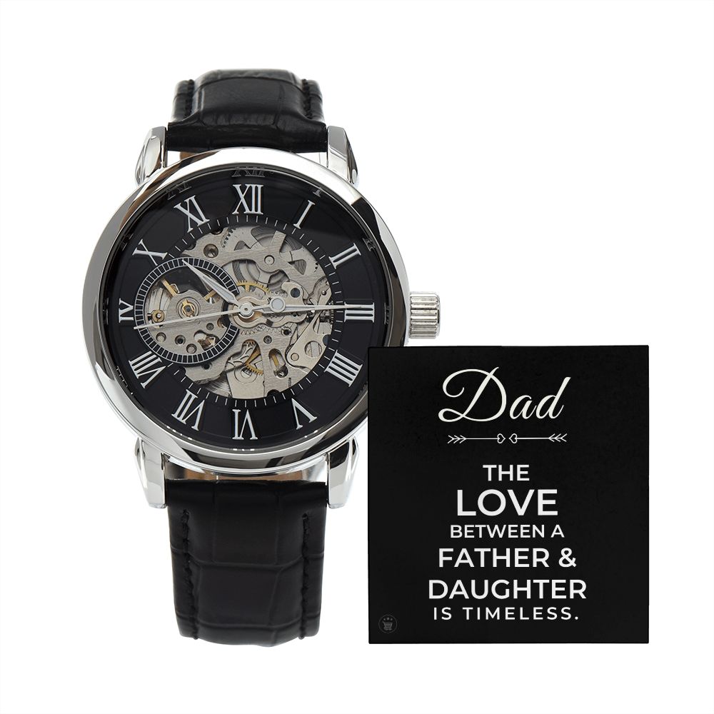Gift For Dad From Daughter | Father and Daughter Men's Watch 0670T7