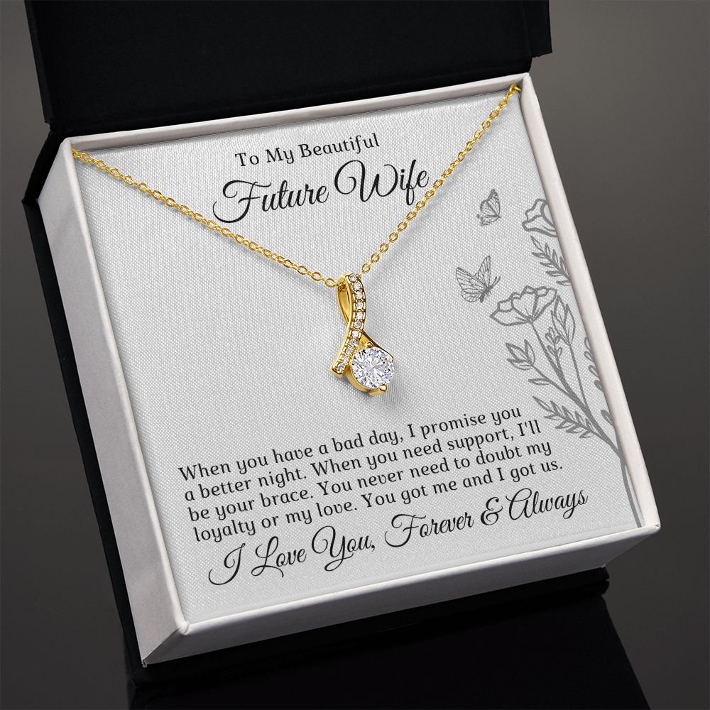 Future Wife, Mrs. Gift | I Love You Necklace 0733T7A