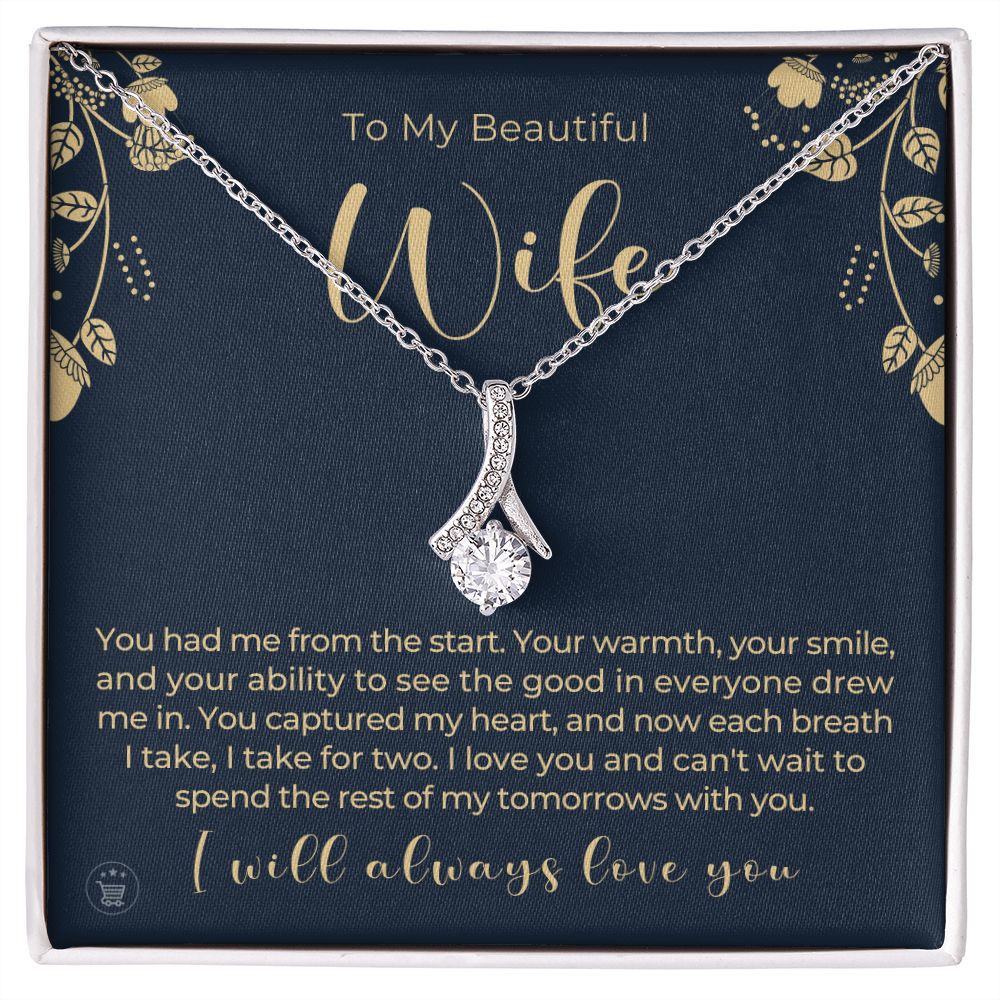 Gift For Wife | Each Breath Necklace 0642T9