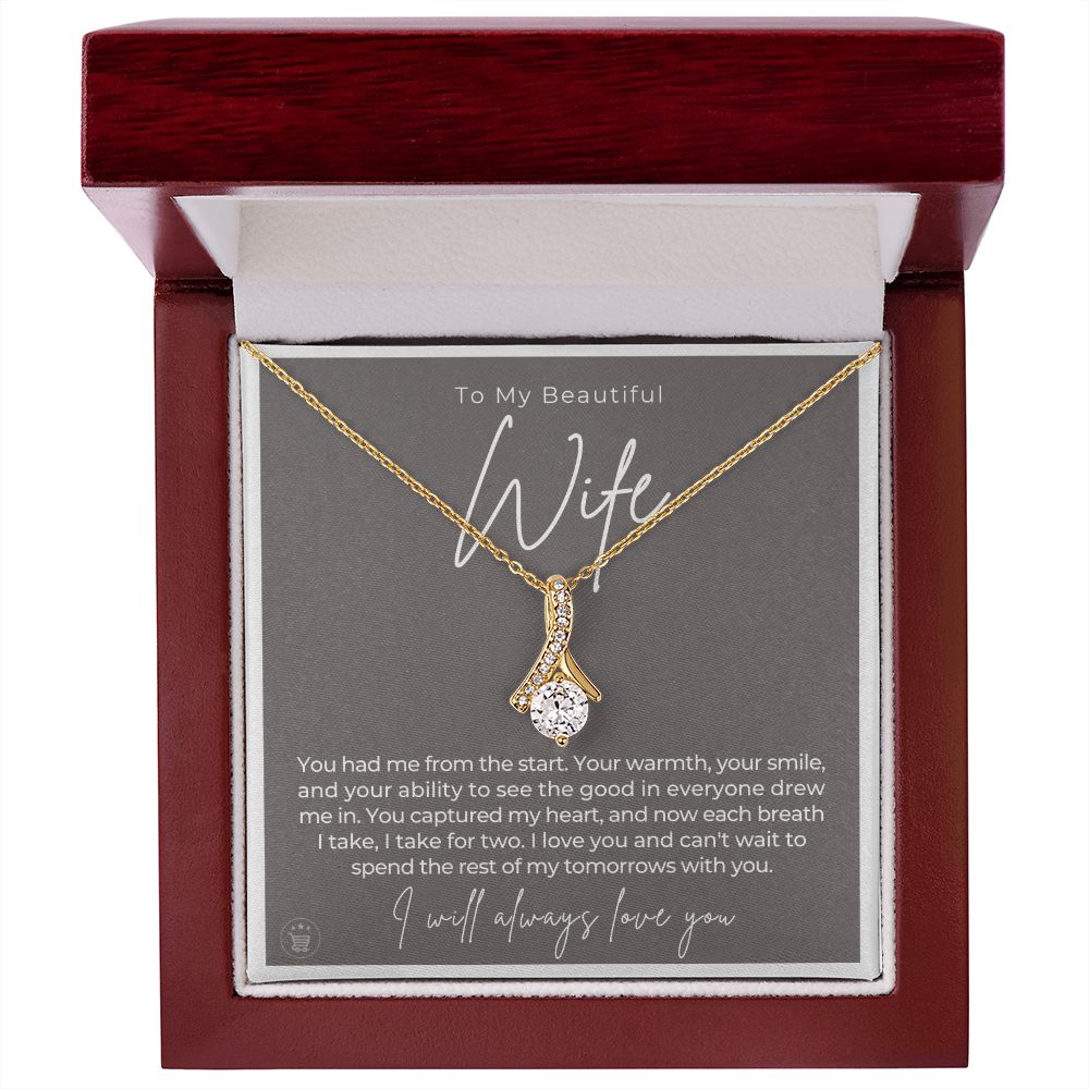Gift For Wife | Each Breath Necklace 0642T11