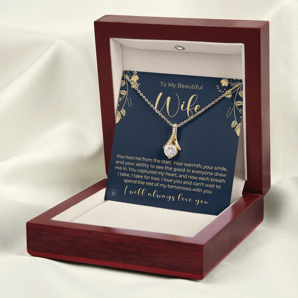 Gift For Wife | Each Breath Necklace 0642T9