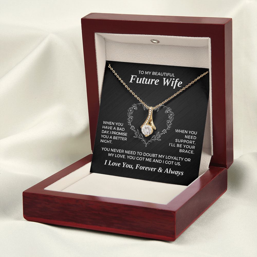 Future Wife, Mrs. Gift | I Love You Necklace 0733T6A