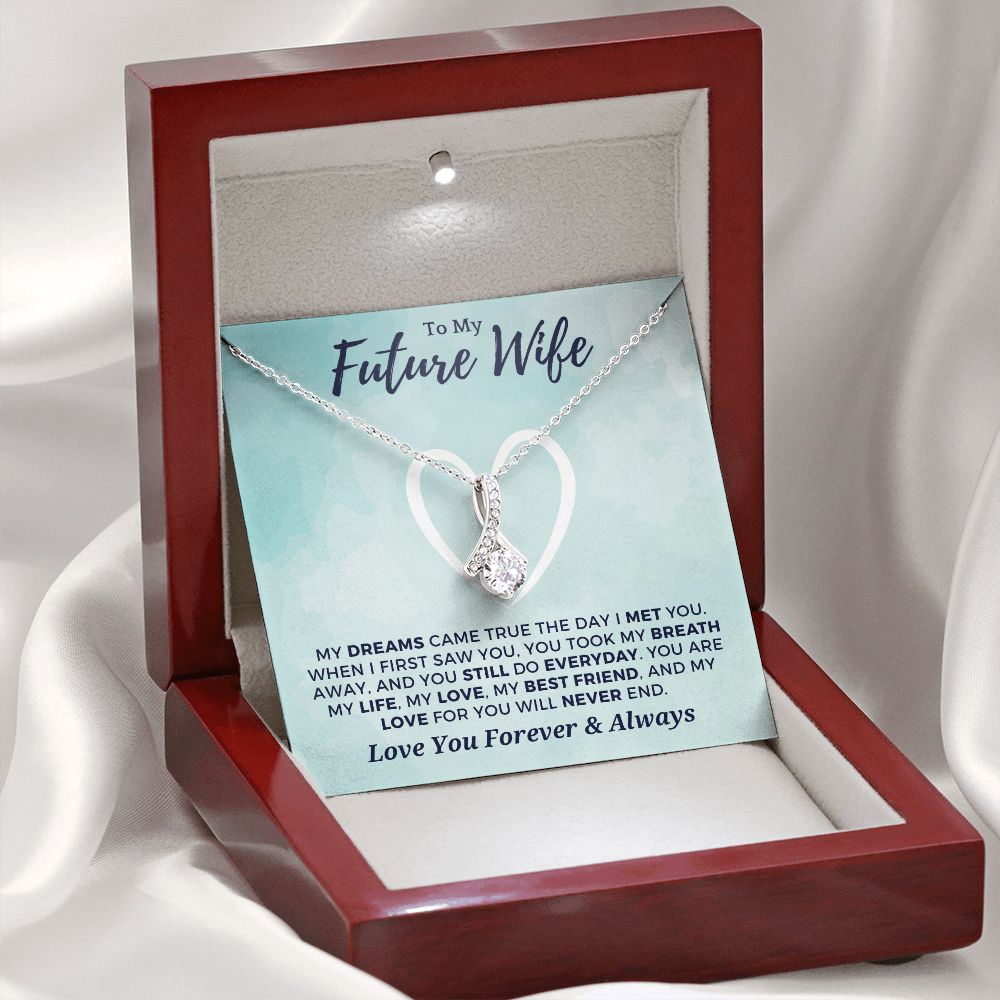 Future Wife, Mrs. Gift | Dreams Came True Necklace 0743T9A