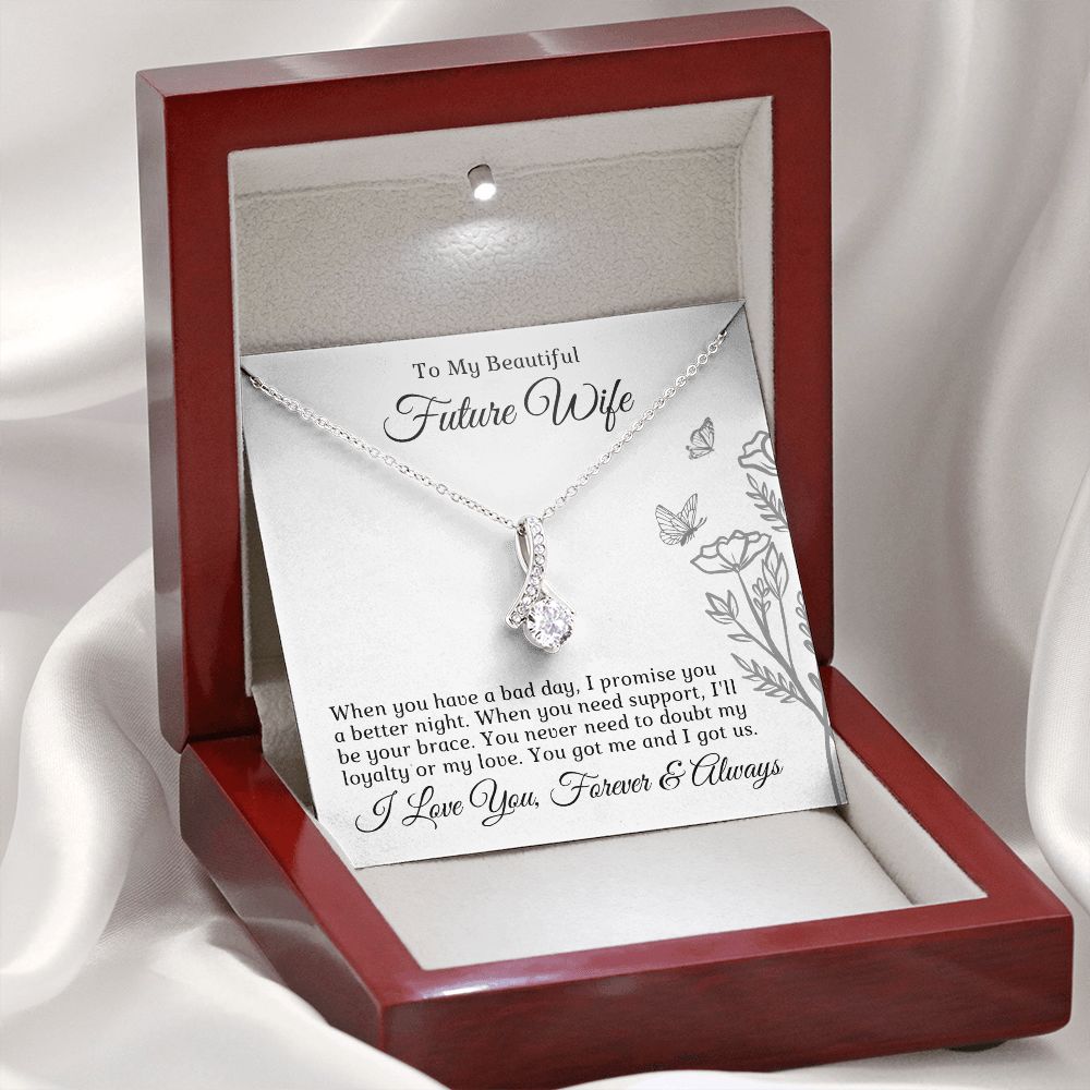 Future Wife, Mrs. Gift | I Love You Necklace 0733T7A