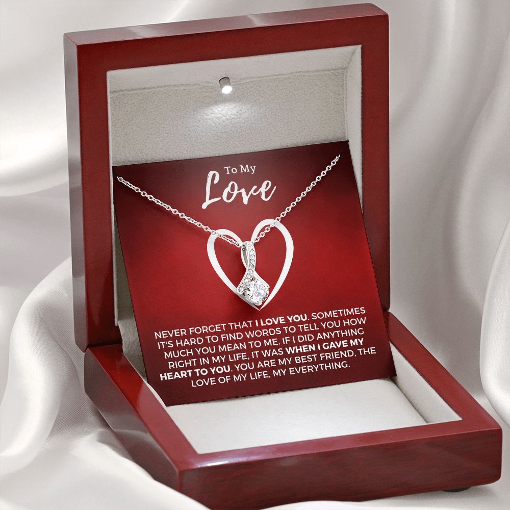 Soulmate Gift | Love Of My Life Necklace 0772T8A