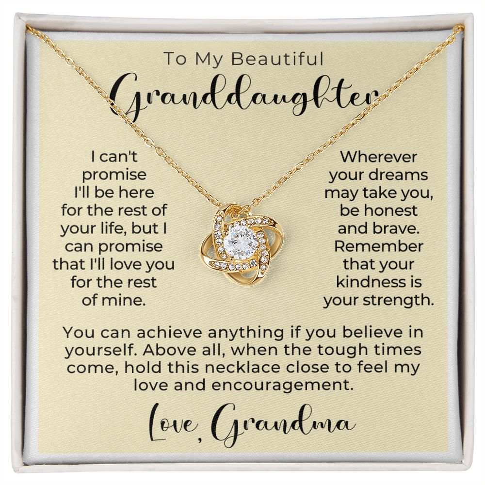 Granddaughter Gift | My Promise Necklace 0546T16
