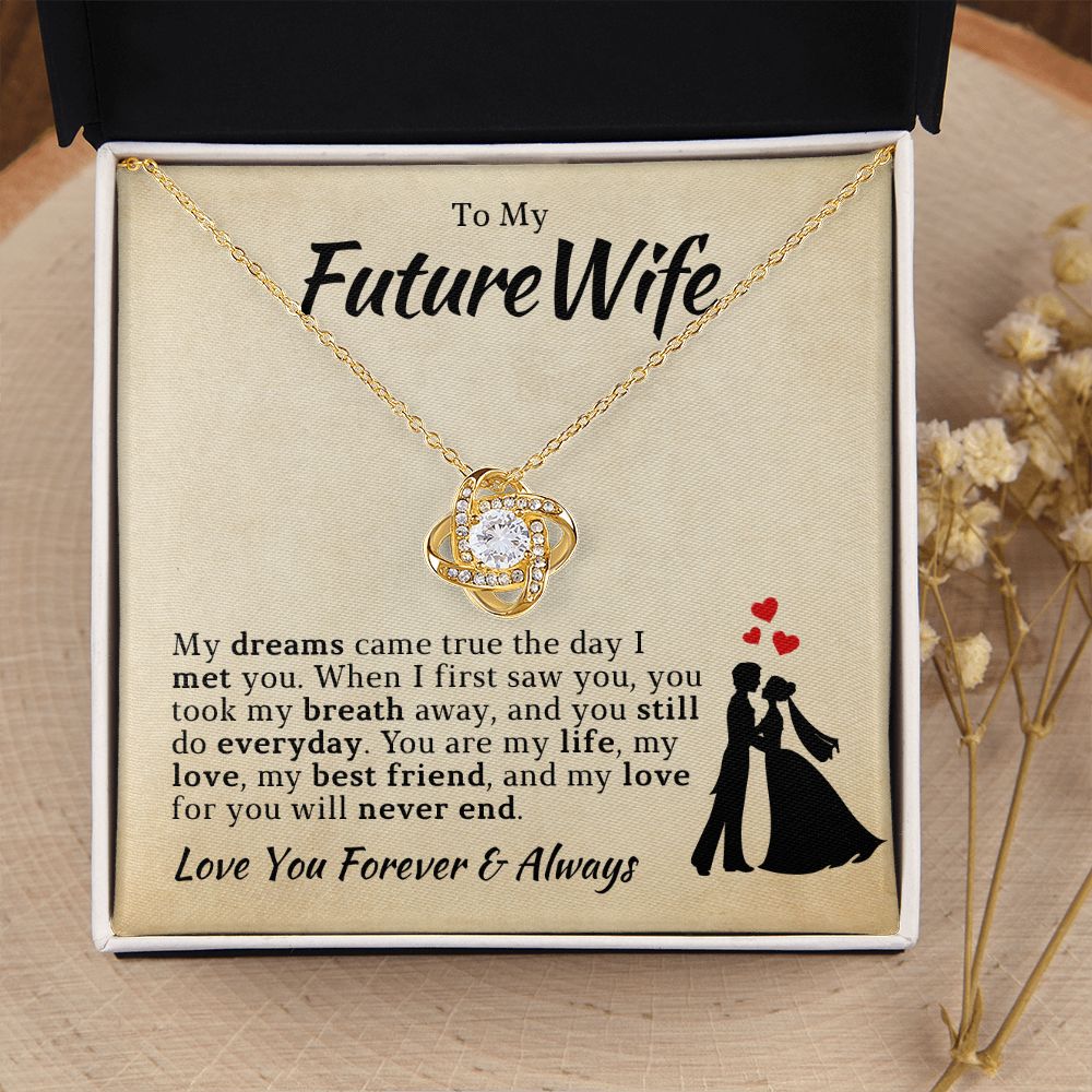 Future Wife, Mrs. Gift | Dreams Came True Necklace 0743T3L