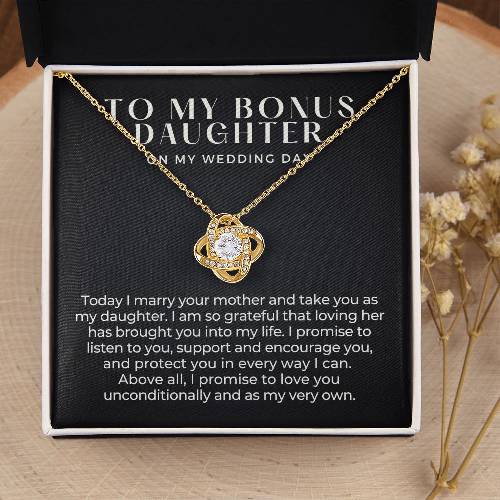 Stepdaughter Wedding Gift | Promise Necklace 0551T15