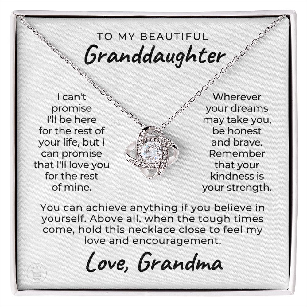 Granddaughter Gift | My Promise Necklace 0716T1