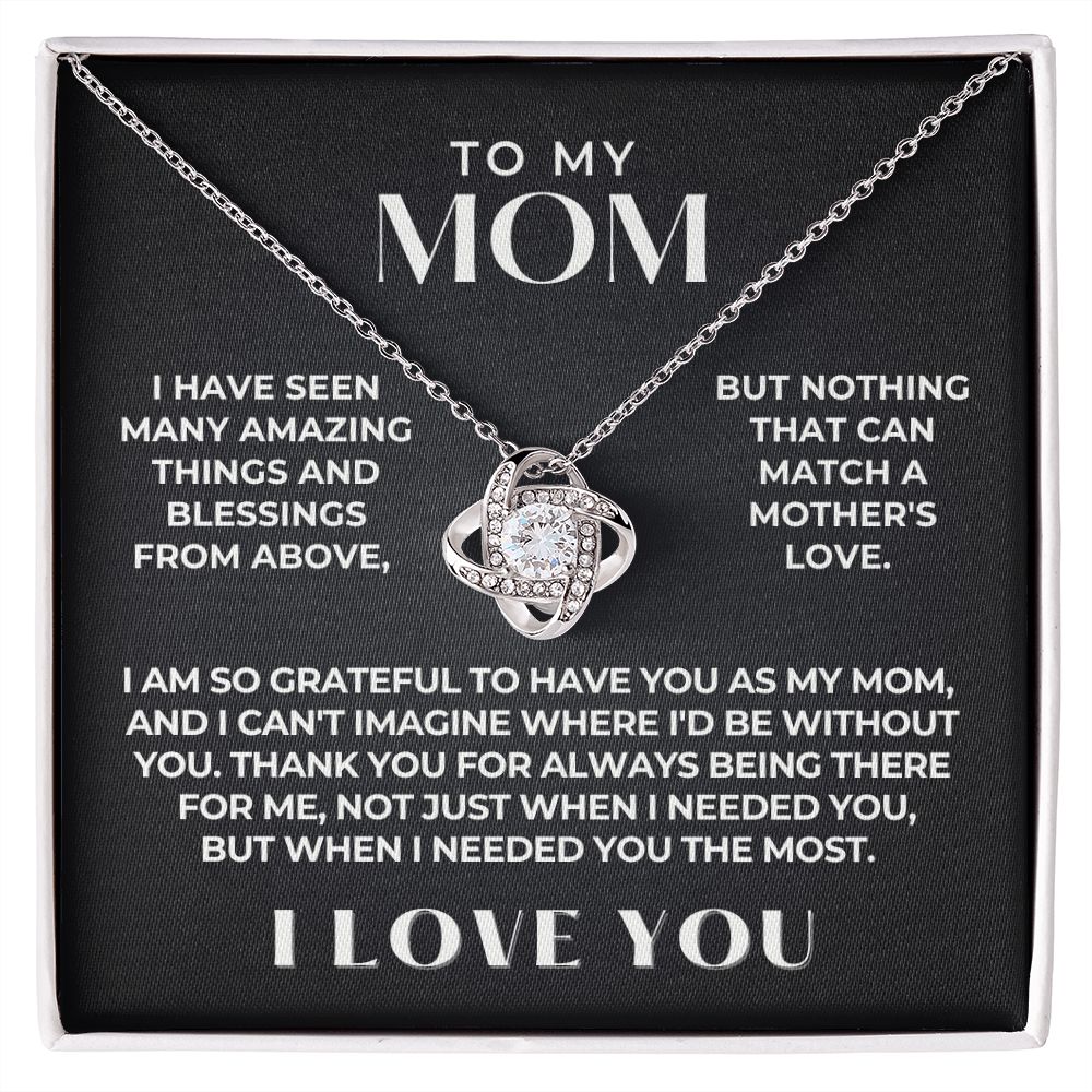 Gift For Mom | Thank You Mom Necklace 0683T13