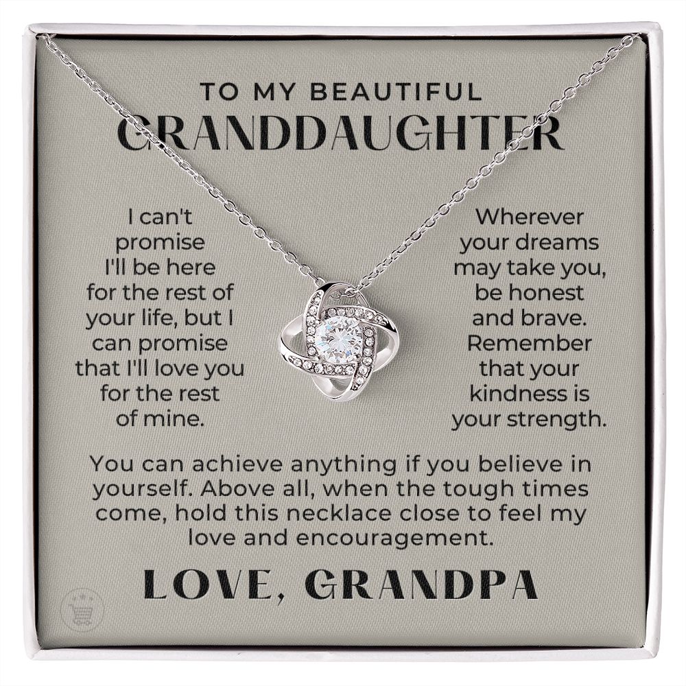 Granddaughter Gift | My Promise Necklace 0690T17
