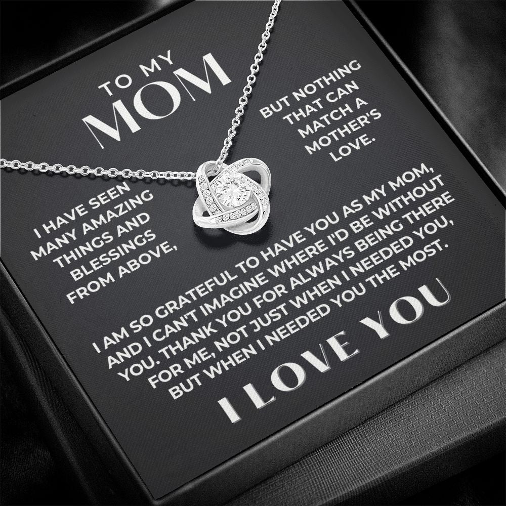Gift For Mom | Thank You Mom Necklace 0683T13