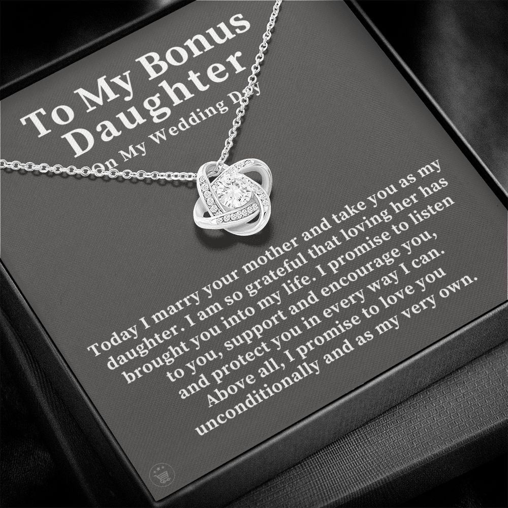 Stepdaughter Wedding Gift | Promise Necklace 0551T13