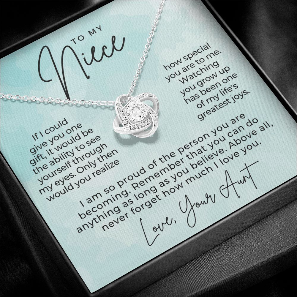 Niece Gift From Aunt | My Love Necklace 0581T23
