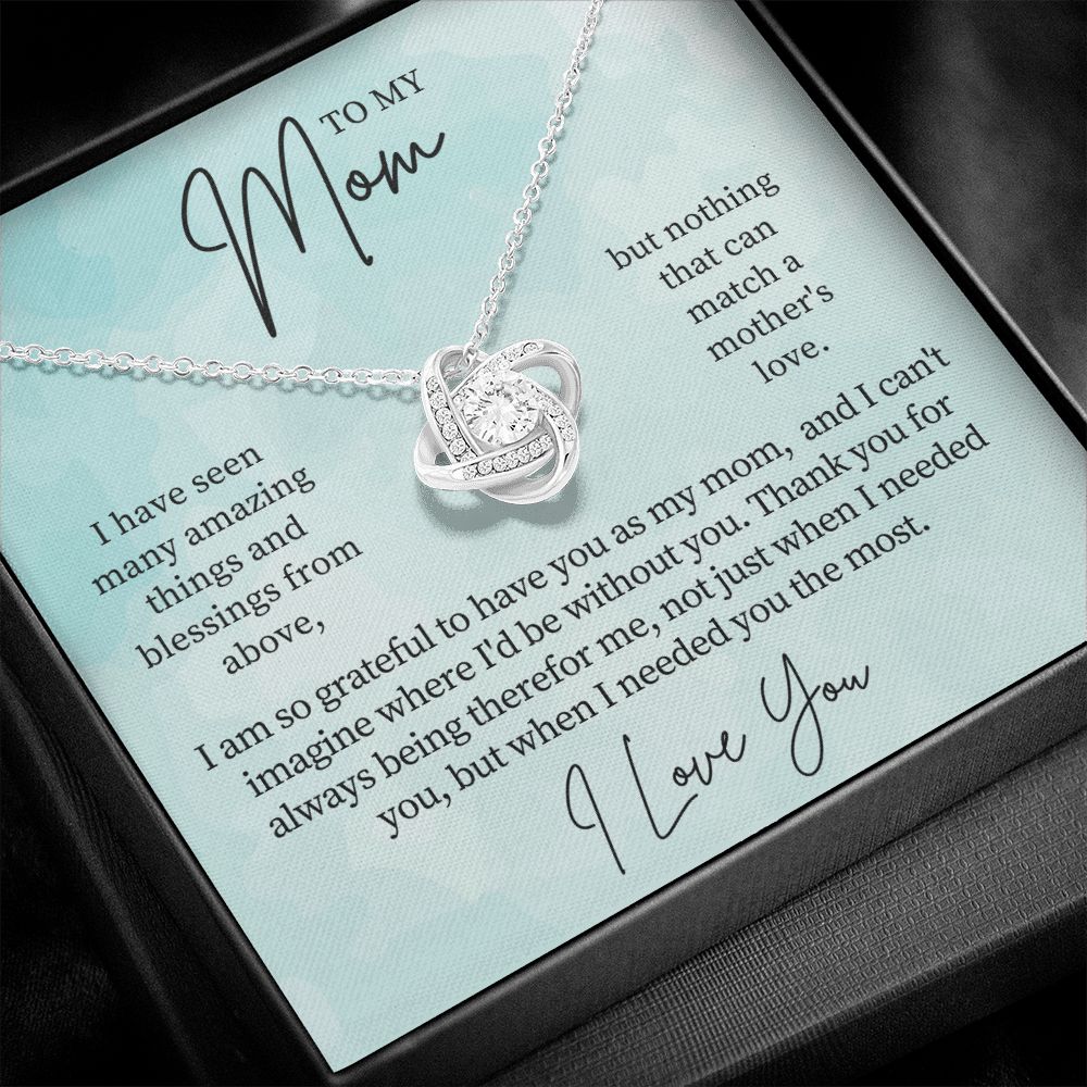 Gift For Mom | Thank You Mom Necklace 0683T14