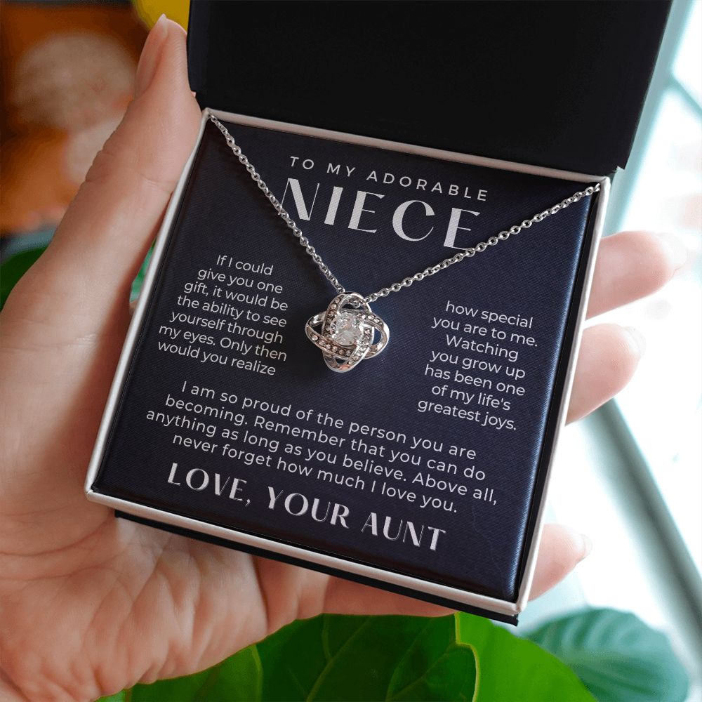 Niece Gift From Aunt | My Love Necklace 0581T22