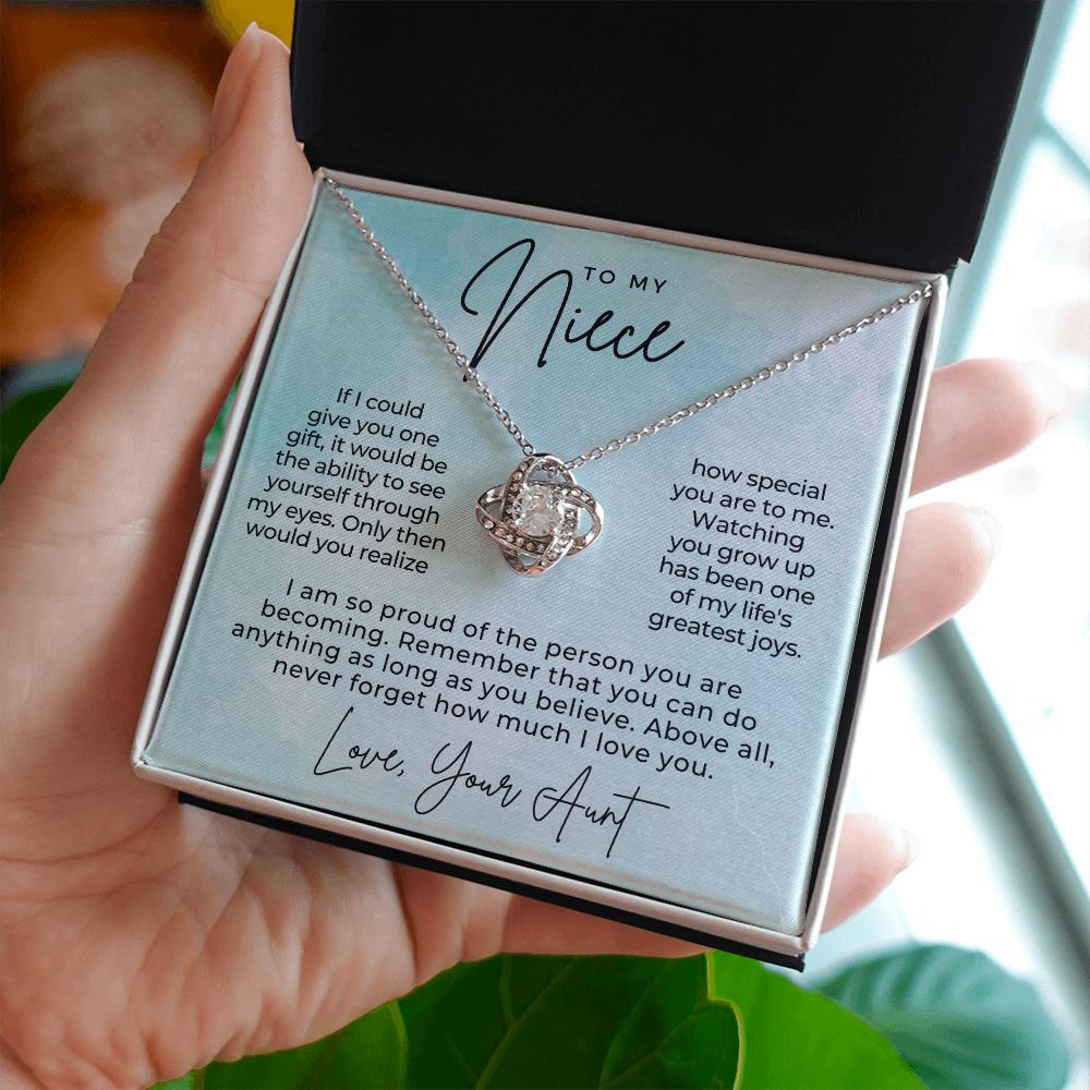 Niece Gift From Aunt | My Love Necklace 0581T23