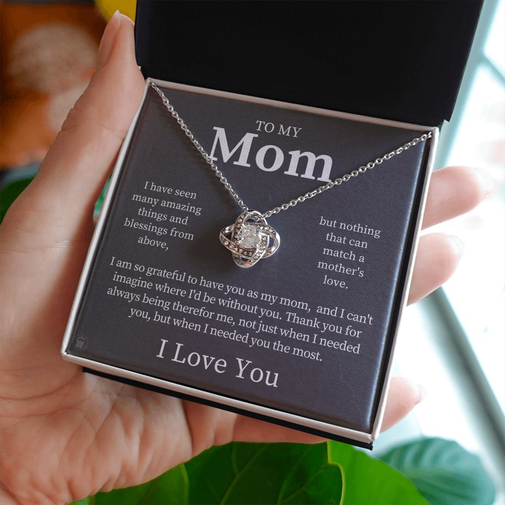 Gift For Mom | Thank You Mom Necklace 0683T12
