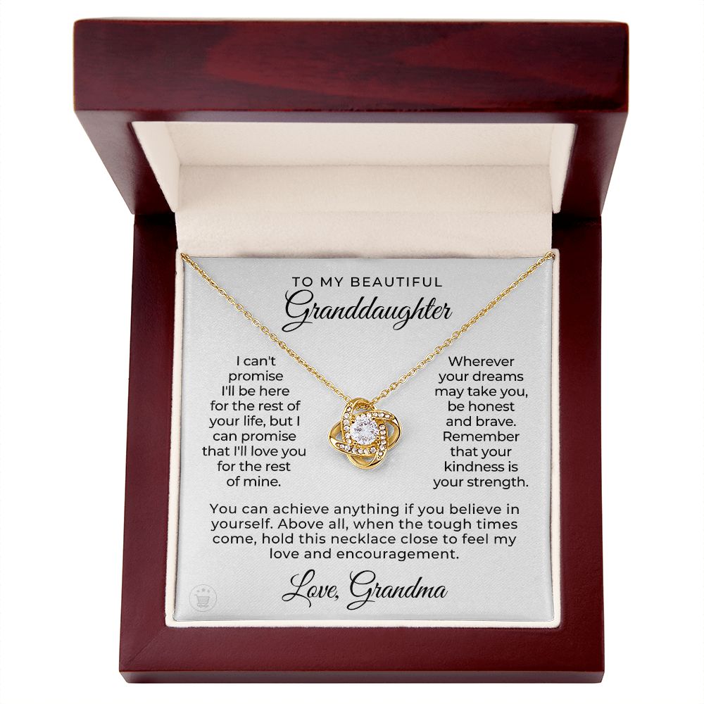 Granddaughter Gift | My Promise Necklace 0716T2