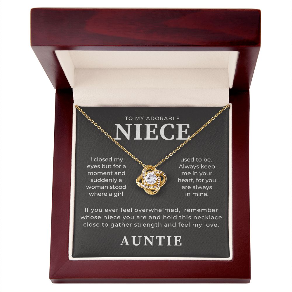 Niece Gift From Aunt | In My Heart Necklace 0631T20