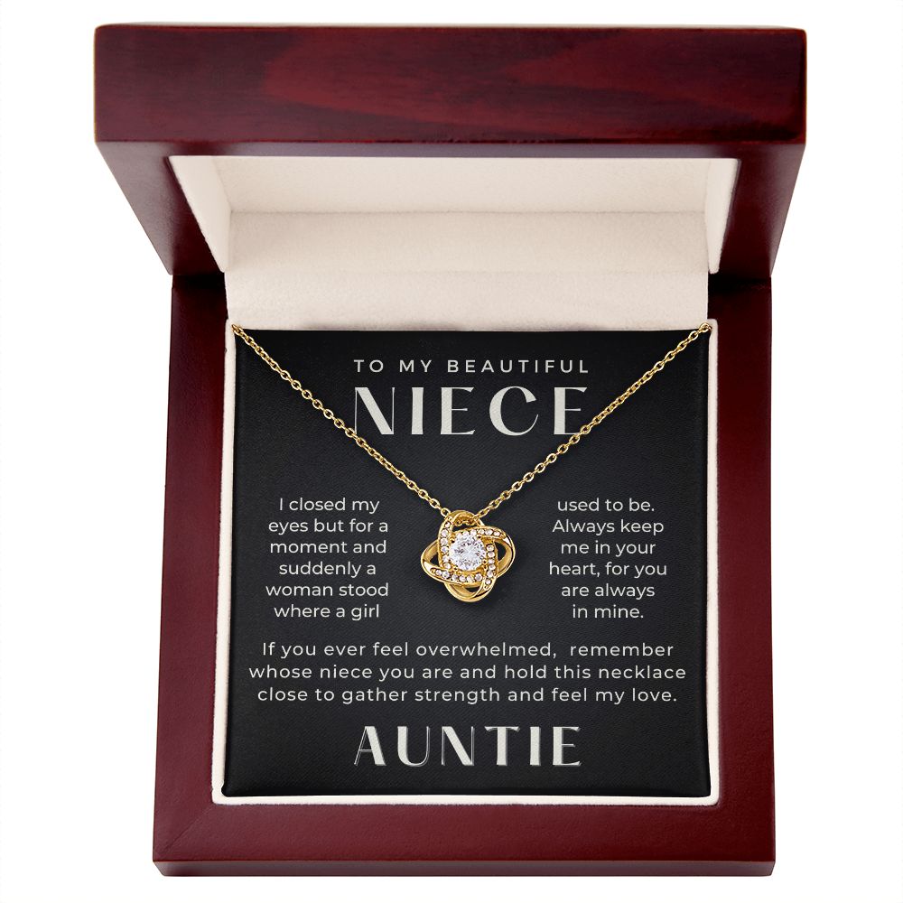 Niece Gift From Aunt | In My Heart Necklace 0631T22