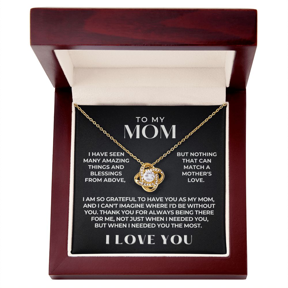 Gift For Mom | Thank You Mom Necklace 0683T13