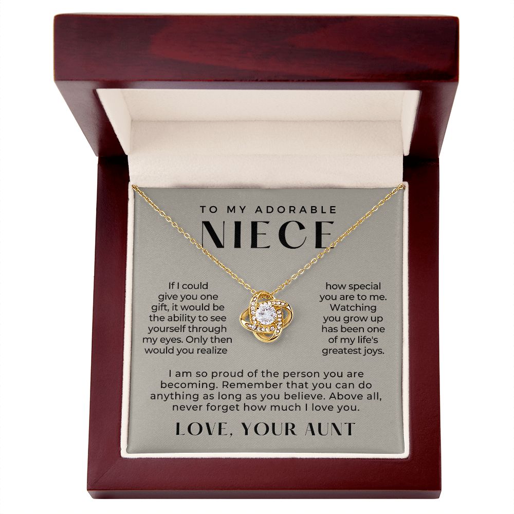 Niece Gift From Aunt | My Love Necklace 0581T21