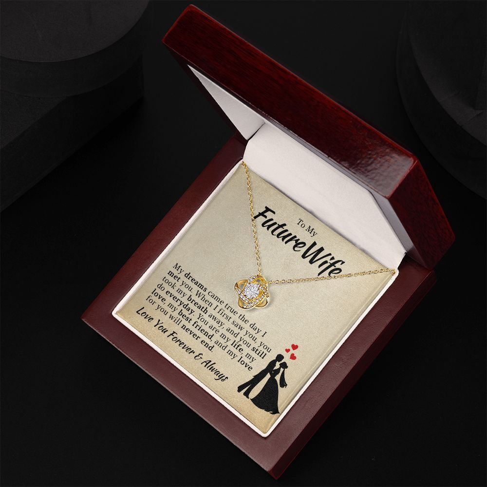 Future Wife, Mrs. Gift | Dreams Came True Necklace 0743T3L