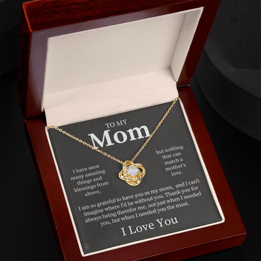 Gift For Mom | Thank You Mom Necklace 0683T12
