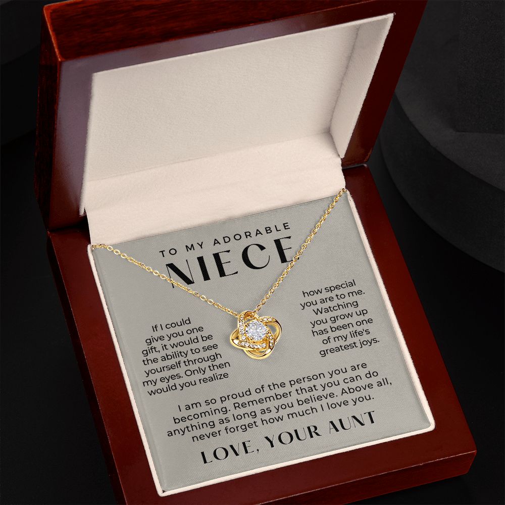 Niece Gift From Aunt | My Love Necklace 0581T21