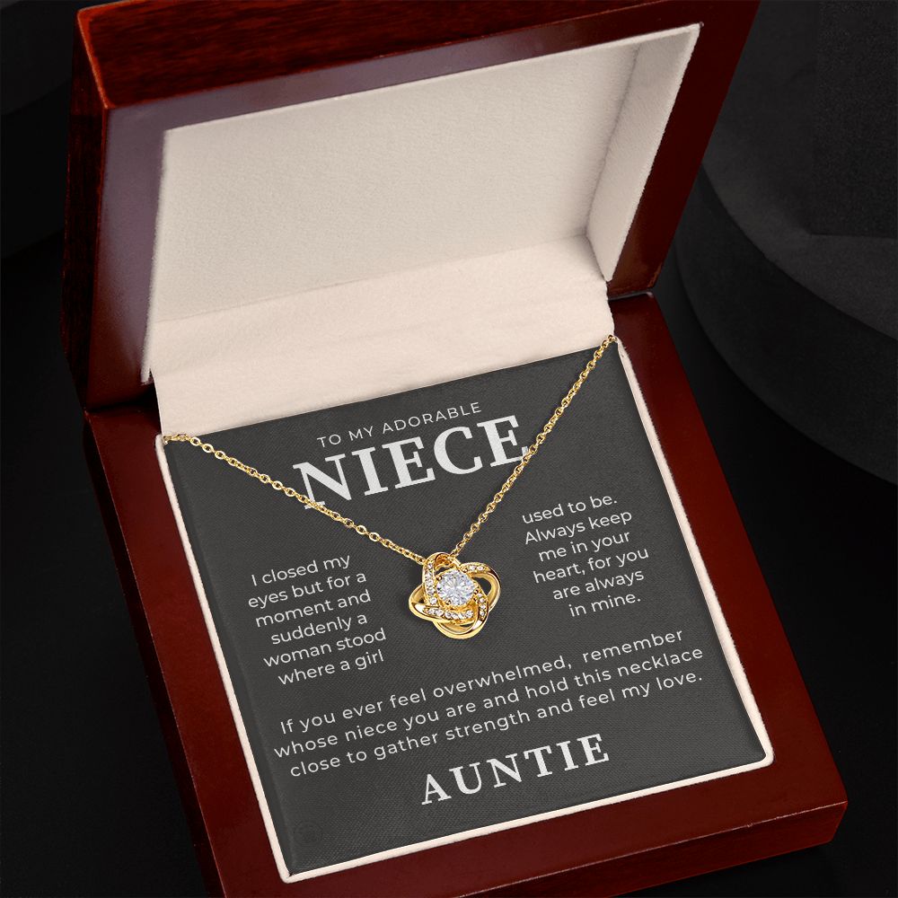 Niece Gift From Aunt | In My Heart Necklace 0631T20