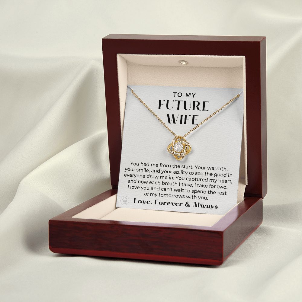 Future Wife, Mrs. Gift | Each Breath Necklace 0473T6-G