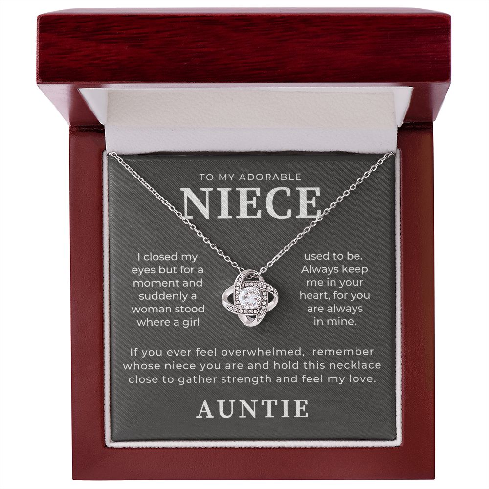 Niece Gift From Aunt | In My Heart Necklace 0631T20