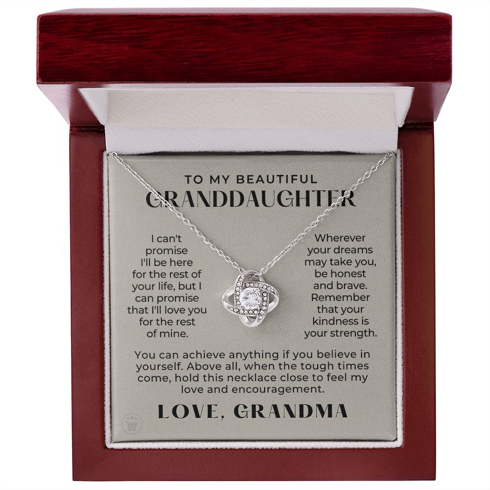 Granddaughter Gift | My Promise Necklace 0546T18