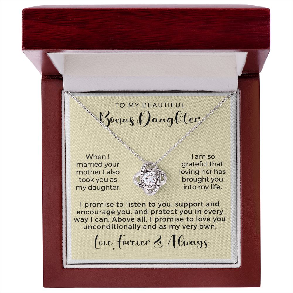 Stepdaughter Gift From Dad | Promise Necklace 0717T5