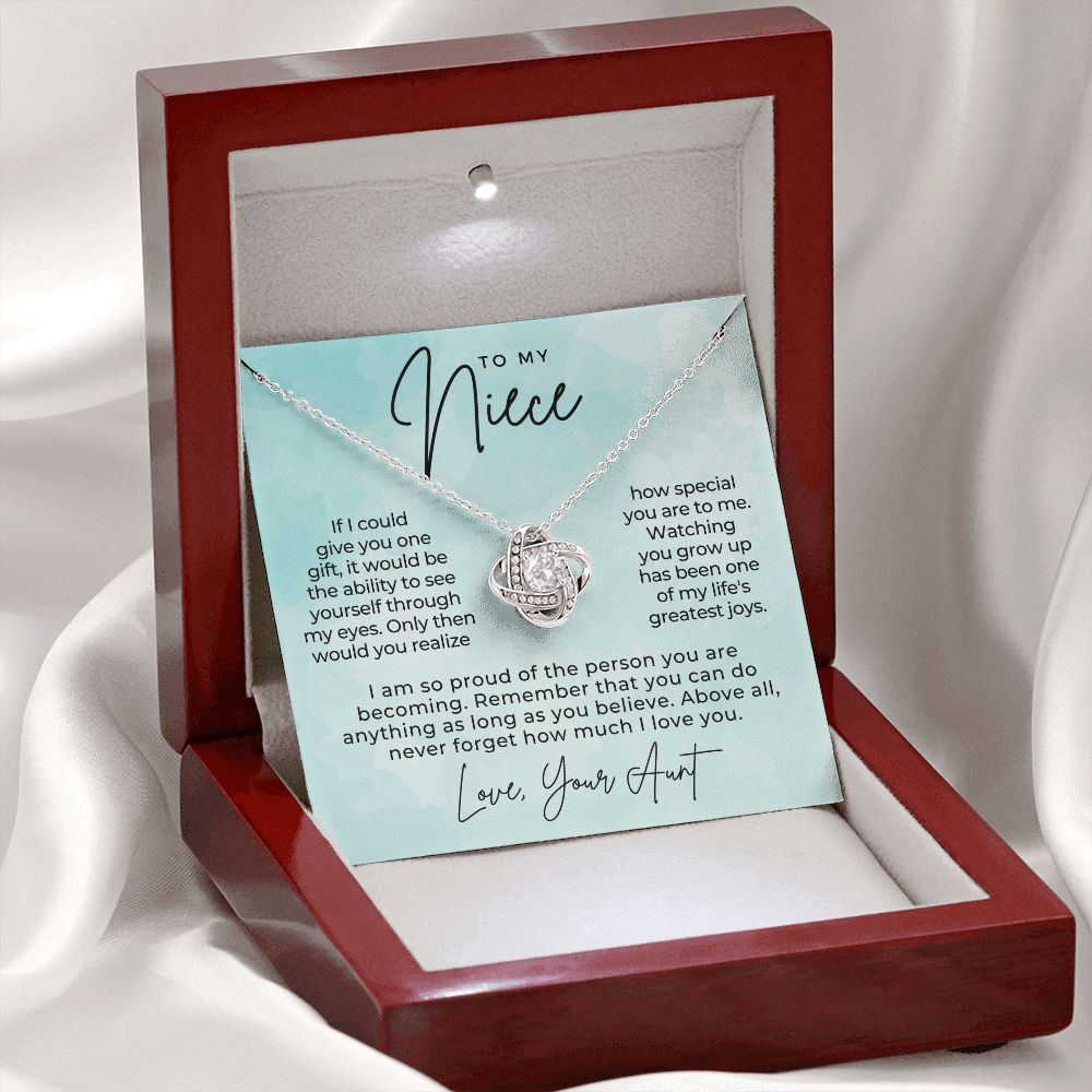 Niece Gift From Aunt | My Love Necklace 0581T23