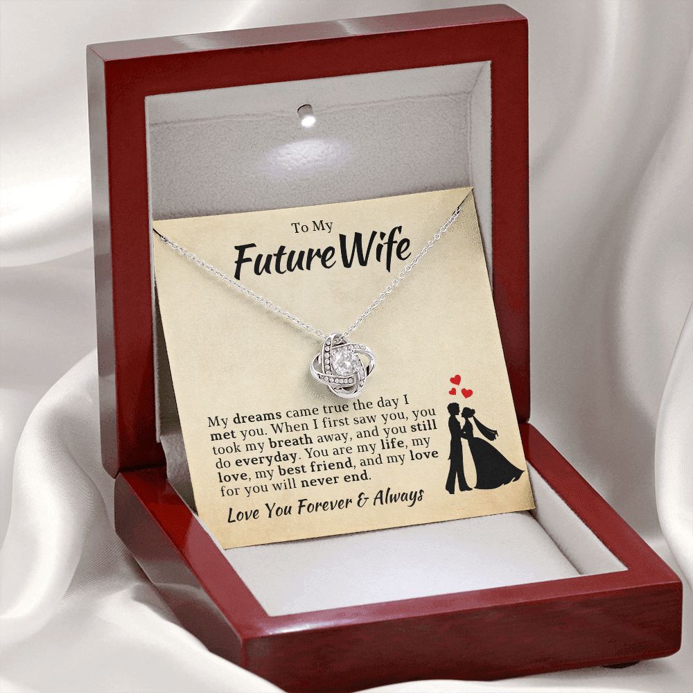 Future Wife, Mrs. Gift | Dreams Came True Necklace 0743T3L