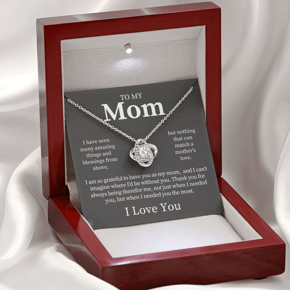 Gift For Mom | Thank You Mom Necklace 0683T12