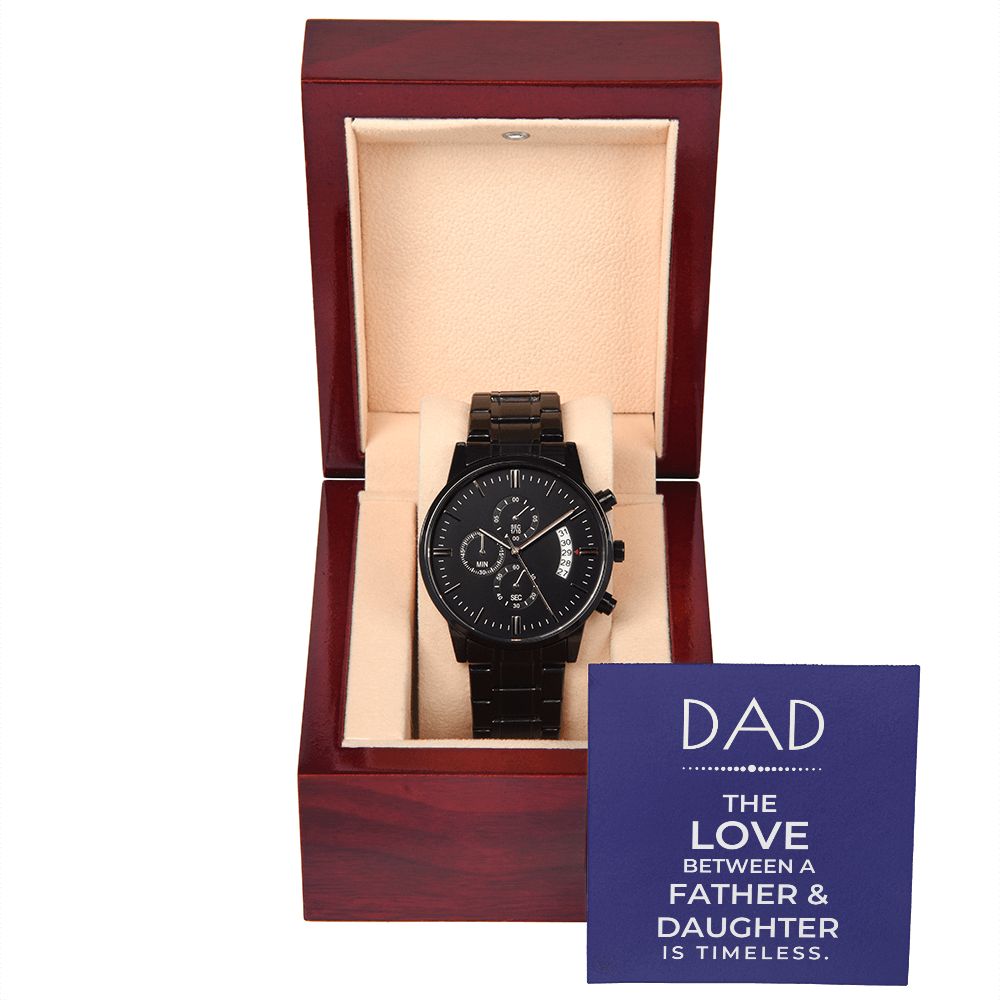 Gift For Dad From Daughter | Father and Daughter Men's Watch 0679T9