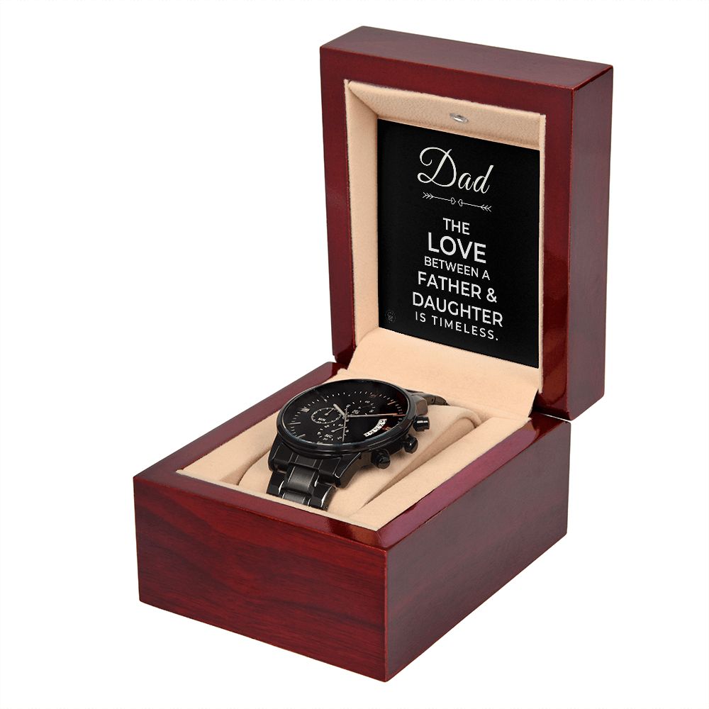 Gift For Dad From Daughter | Father and Daughter Men's Watch 0679T7