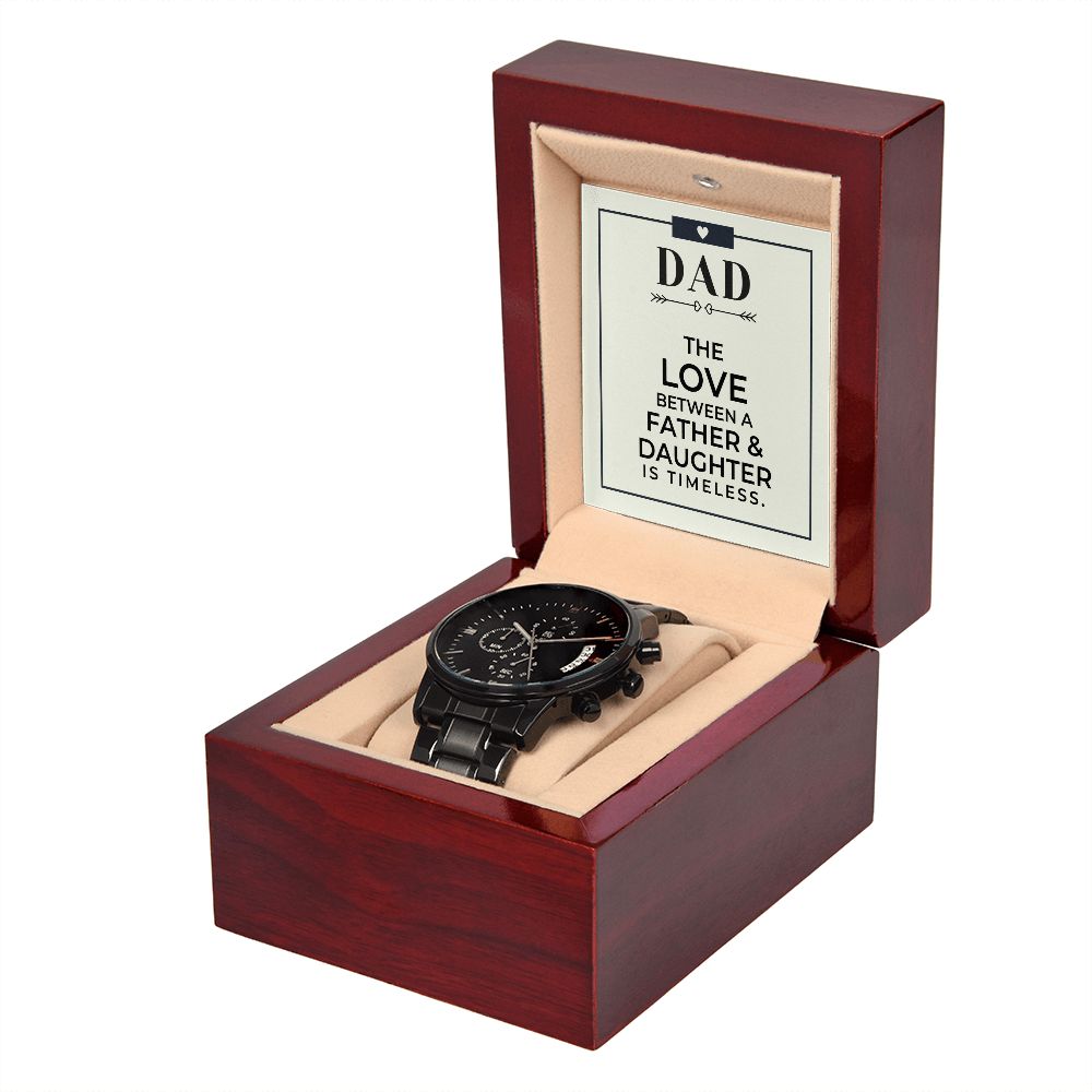 Gift For Dad From Daughter | Father and Daughter Men's Watch 0679T2