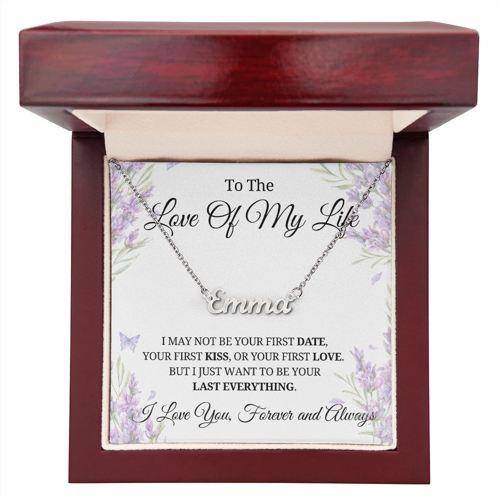 Soulmate Gift | Love Of My Life Name Necklace 0779T1N