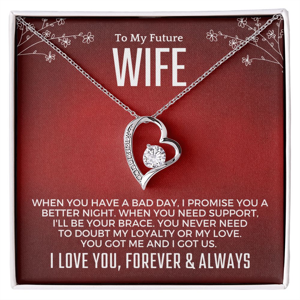 Future Wife, Mrs. Gift | I Love You Necklace 0733T4F