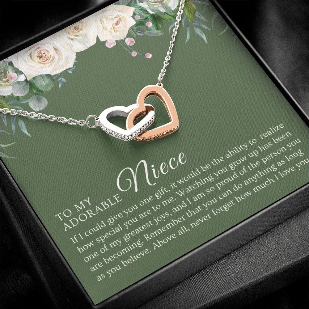 Niece Gift From Aunt | My Love Necklace 0628T11