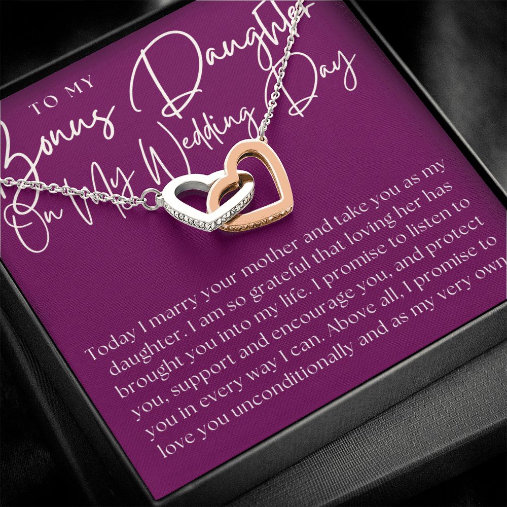 Stepdaughter Wedding Gift | Promise Necklace 0633T8